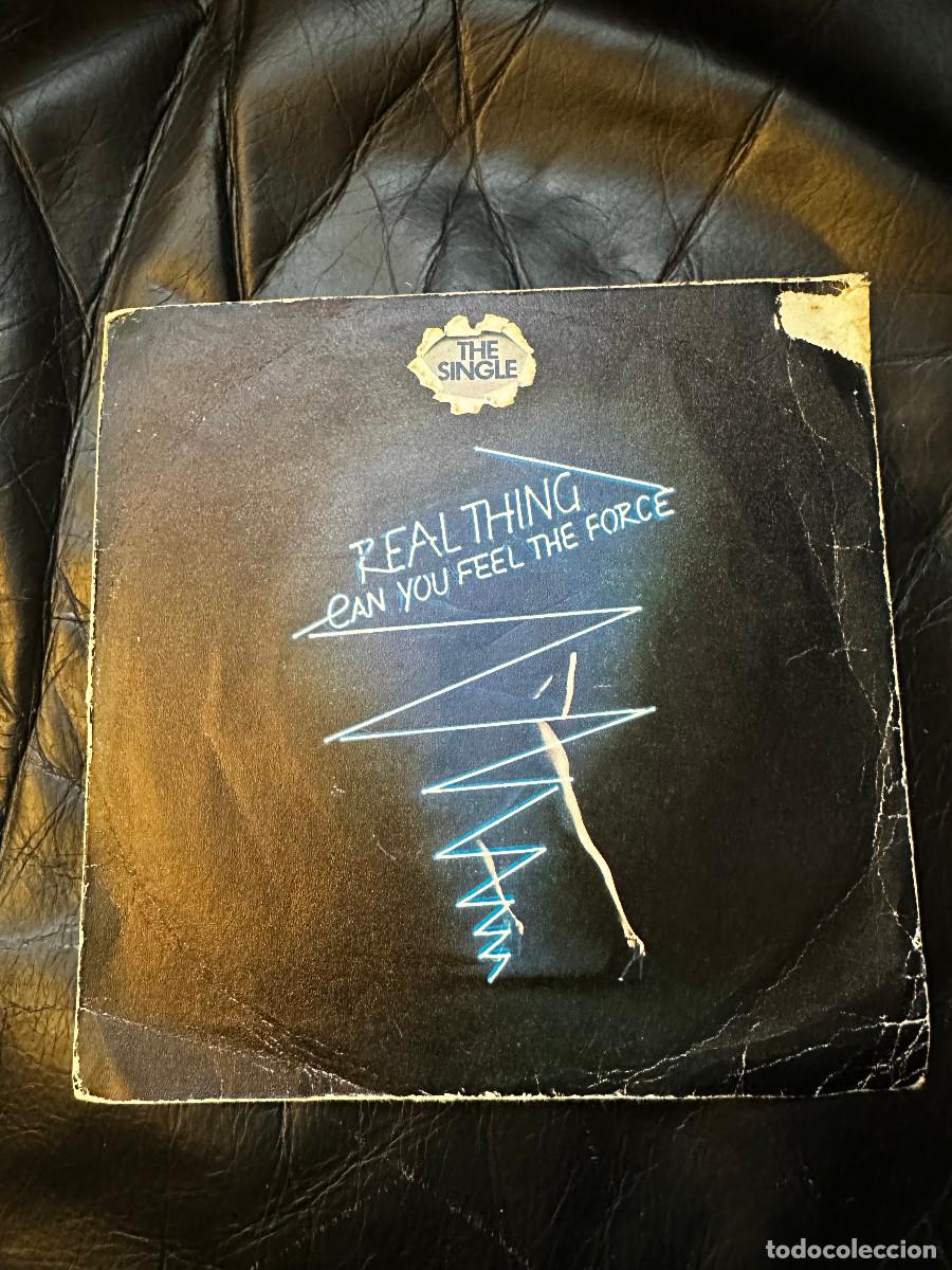 Discos de vinilo: SINGLE REAL THING - CAN YOU FEEL THE FORCE - ESPA&Ntilde;A - Foto 1