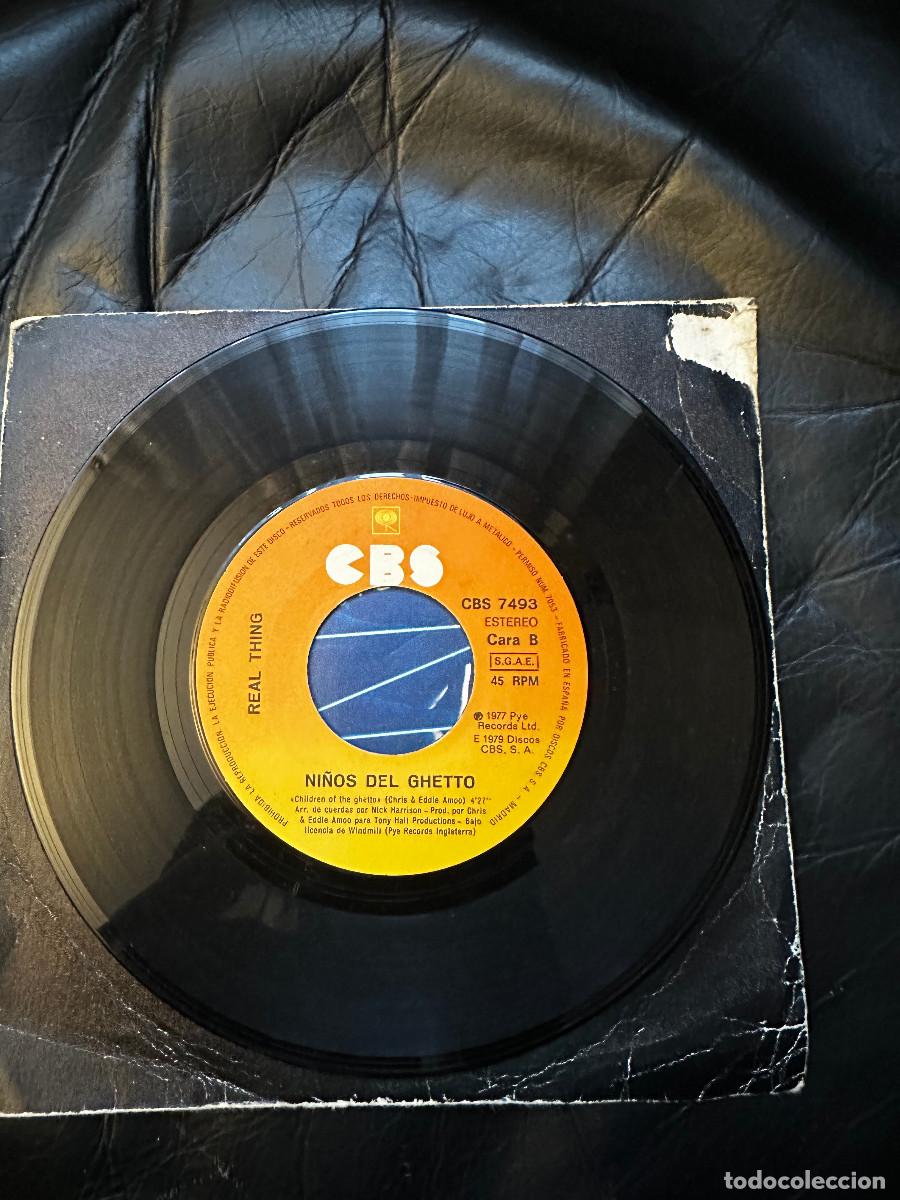 Discos de vinilo: SINGLE REAL THING - CAN YOU FEEL THE FORCE - ESPA&Ntilde;A - Foto 4