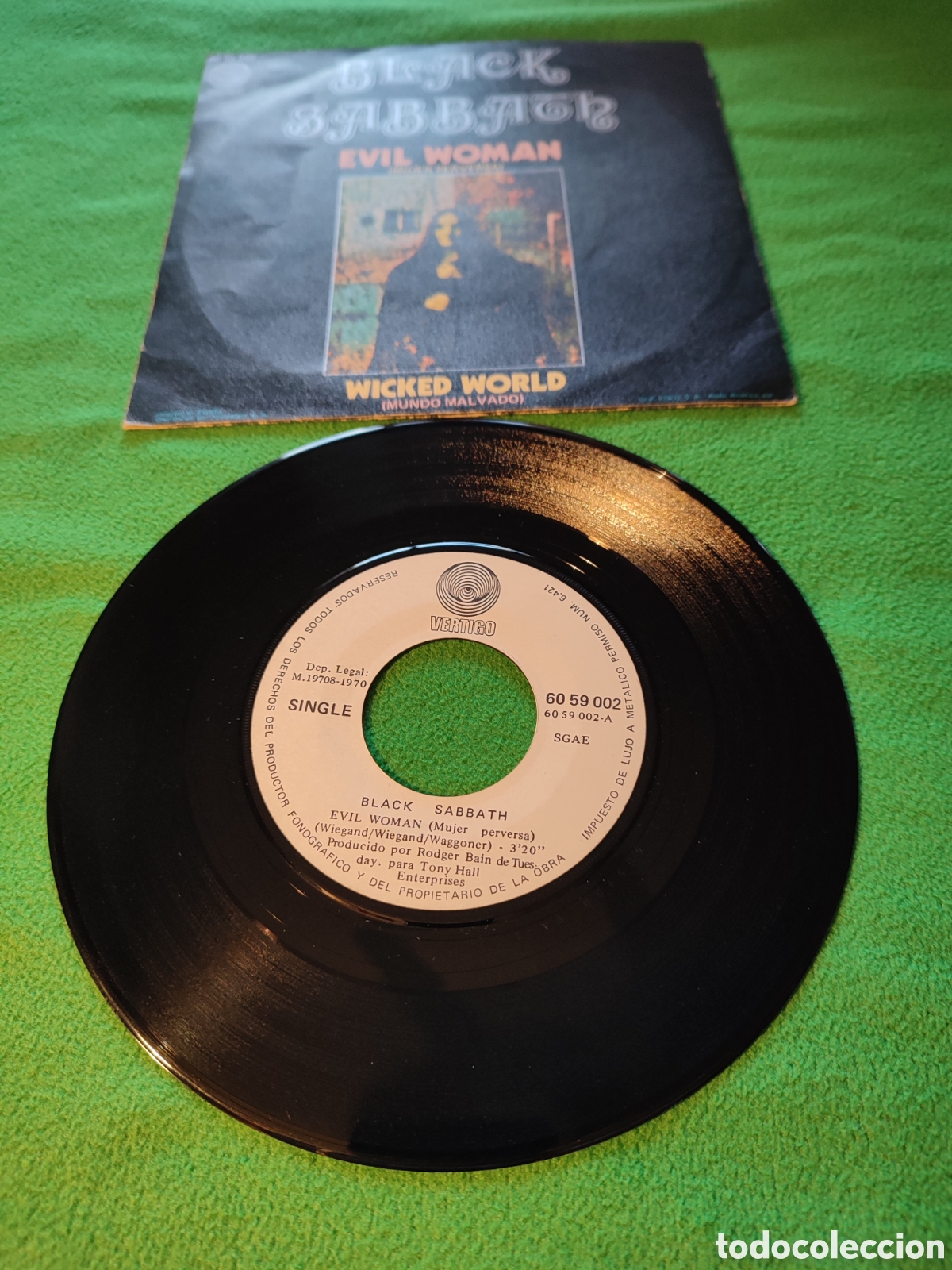 Discos de vinilo: Black Sabbath - Evil woman - Foto 2