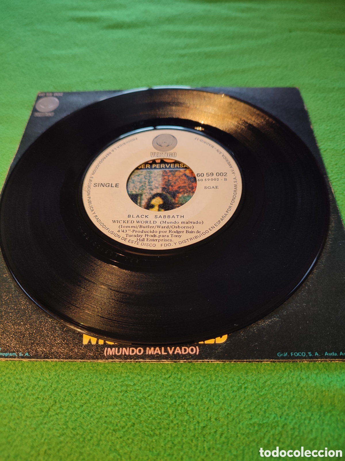 Discos de vinilo: Black Sabbath - Evil woman - Foto 3