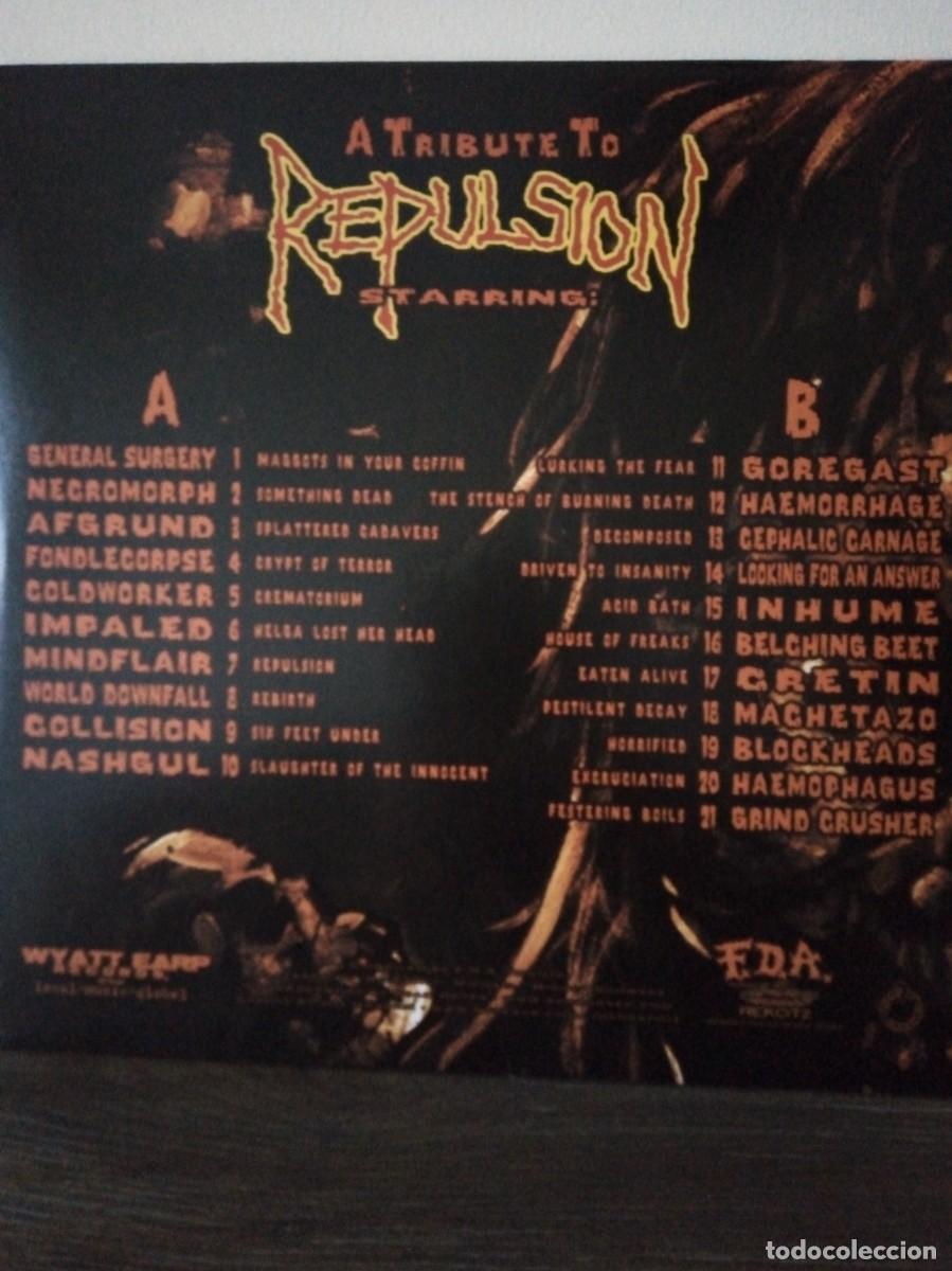 Discos de vinilo: Repulsi&oacute;n, Tribute to Repulsion - Foto 2