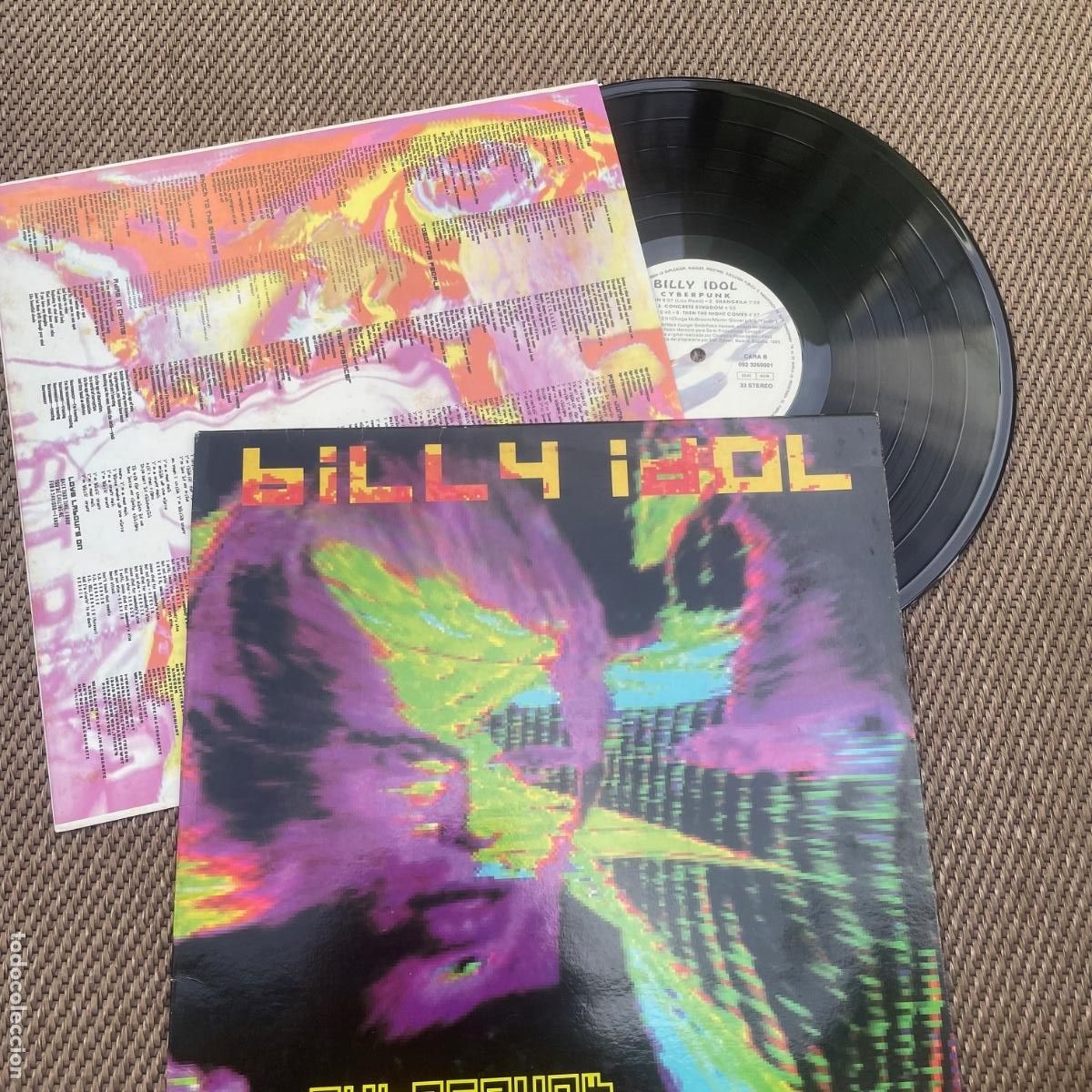 Discos de vinilo: Disco de vinilo Billy Idol &lrm; Cyberpunk - Foto 1