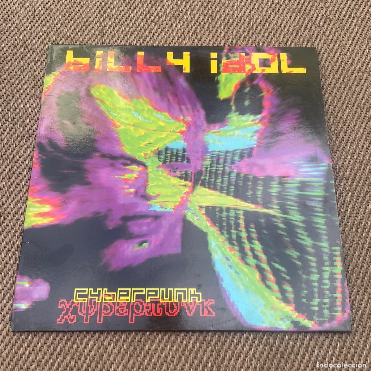Discos de vinilo: Disco de vinilo Billy Idol &lrm; Cyberpunk - Foto 2