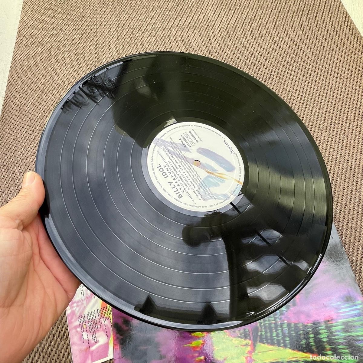 Discos de vinilo: Disco de vinilo Billy Idol &lrm; Cyberpunk - Foto 6