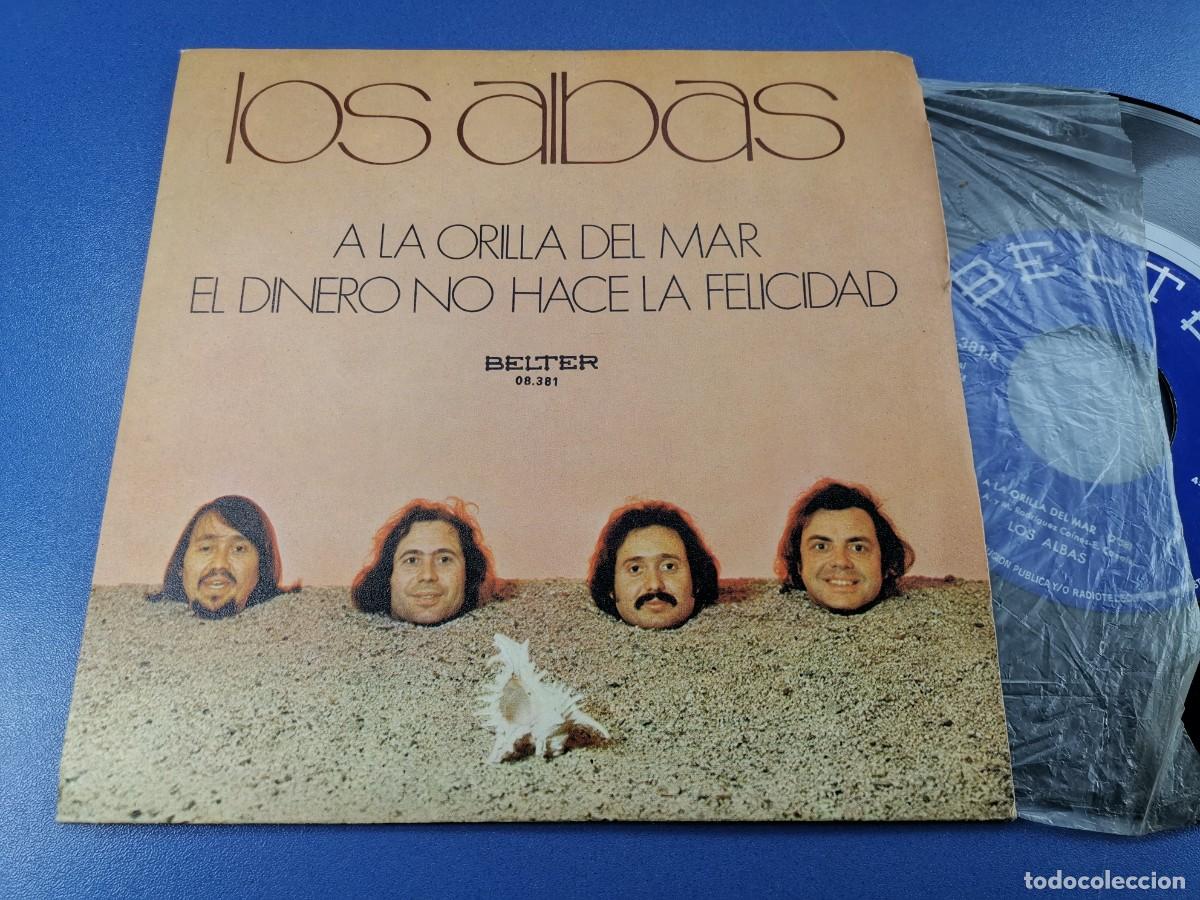 Discos de vinilo: SINGLE LOS ALBAS - A LA ORILLA DEL MAR - ESPA&Ntilde;A - A&Ntilde;O 1974 - Foto 2