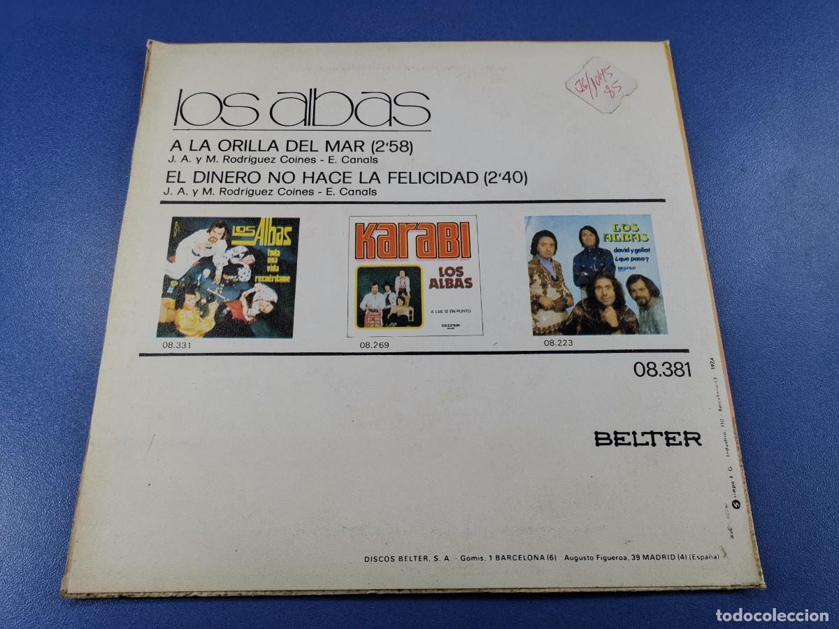 Discos de vinilo: SINGLE LOS ALBAS - A LA ORILLA DEL MAR - ESPA&Ntilde;A - A&Ntilde;O 1974 - Foto 5