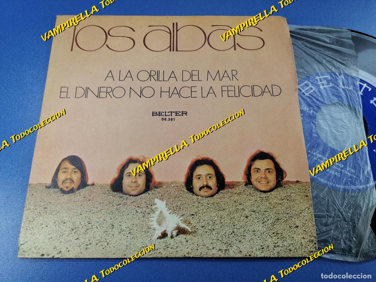 Discos de vinilo: SINGLE LOS ALBAS - A LA ORILLA DEL MAR - ESPA&Ntilde;A - A&Ntilde;O 1974 - Foto 1