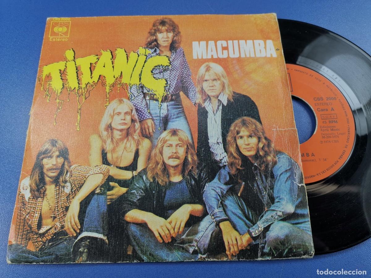 Discos de vinilo: TITANIC / MACUMBA / 1974 / SINGLE - Foto 2