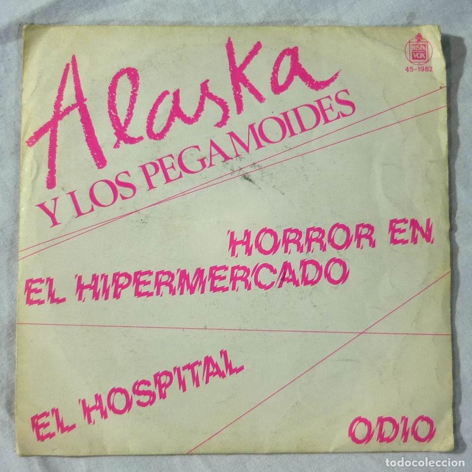 Discos de vinilo: Single vinilo Alaska y los Pegamoides Horror en el supermercado - Foto 1