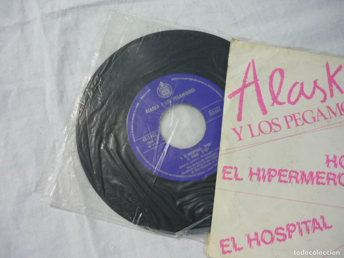 Discos de vinilo: Single vinilo Alaska y los Pegamoides Horror en el supermercado - Foto 2