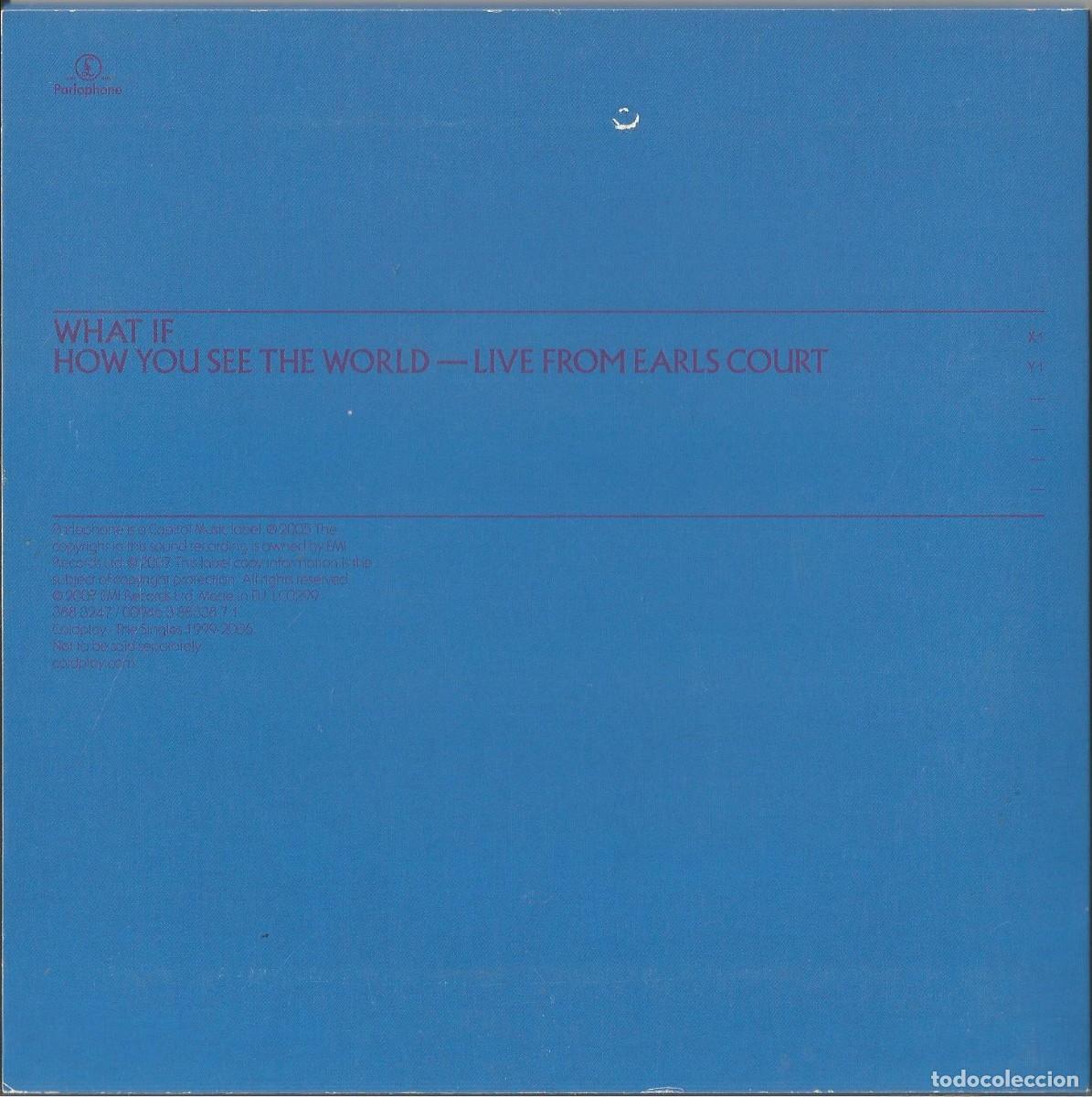 Discos de vinilo: COLDPLAY. WATF IF. SINGLE DE VINILO 2007. - Foto 2