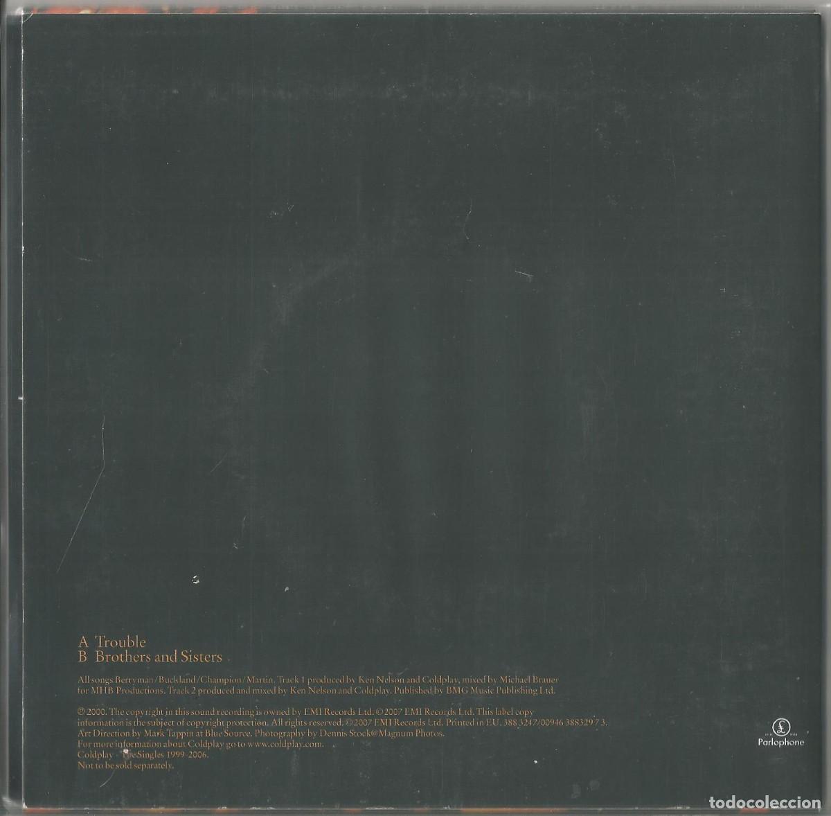 Discos de vinilo: COLDPLAY. TROUBLE. DISCO DE VINILO 2007. - Foto 2