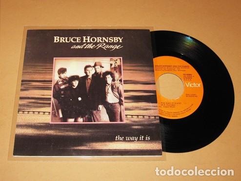 Vinyl records: BRUCE HORNSBY AND THE RANGE - THE WAY IT IS - SINGLE - 1986 - SPAIN - EXCELENTE
