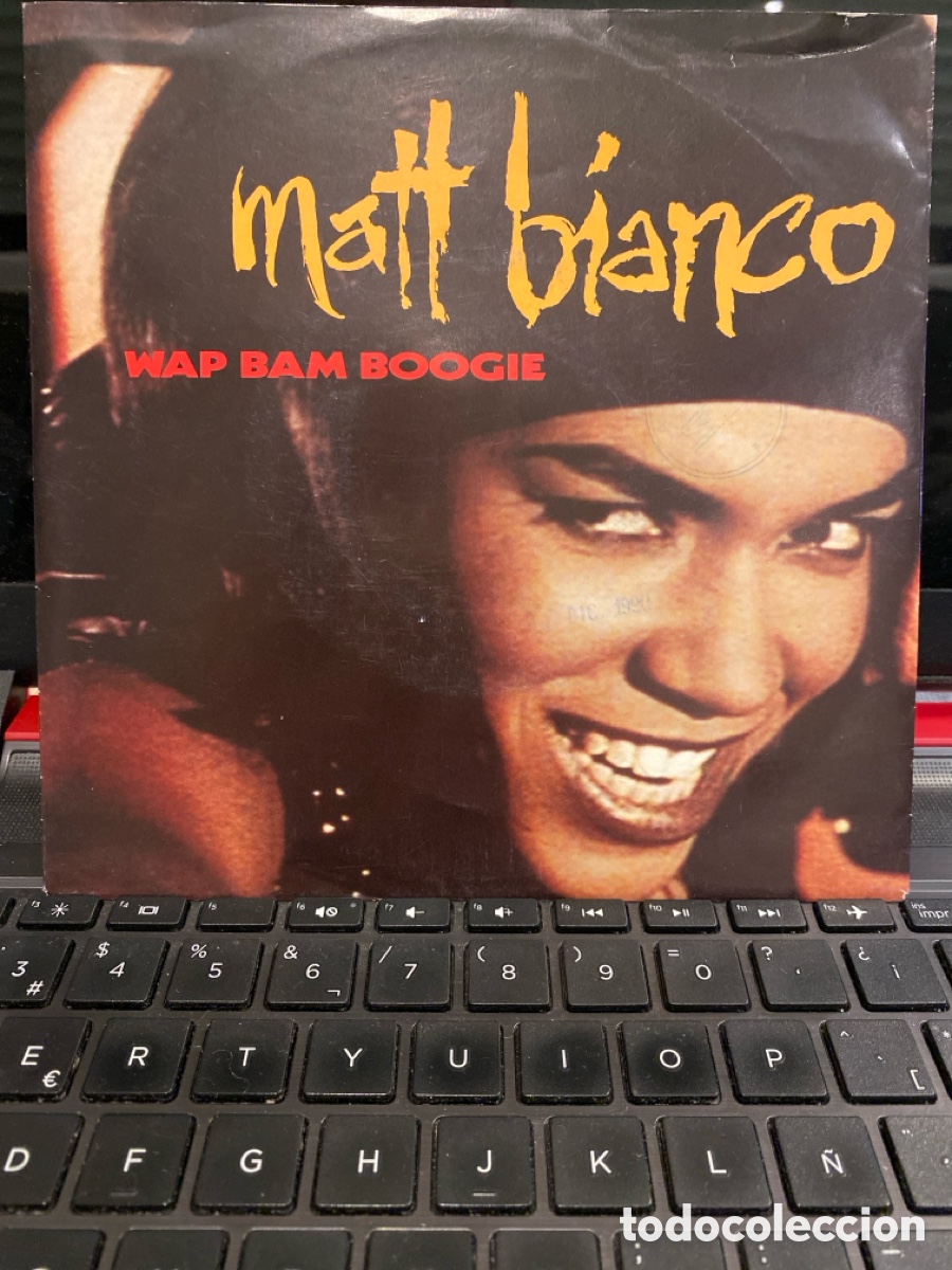 Discos de vinilo: MATT BIANCO - WAP BAM BOOGIE + EDIT SINGLE GERMANY - Foto 1