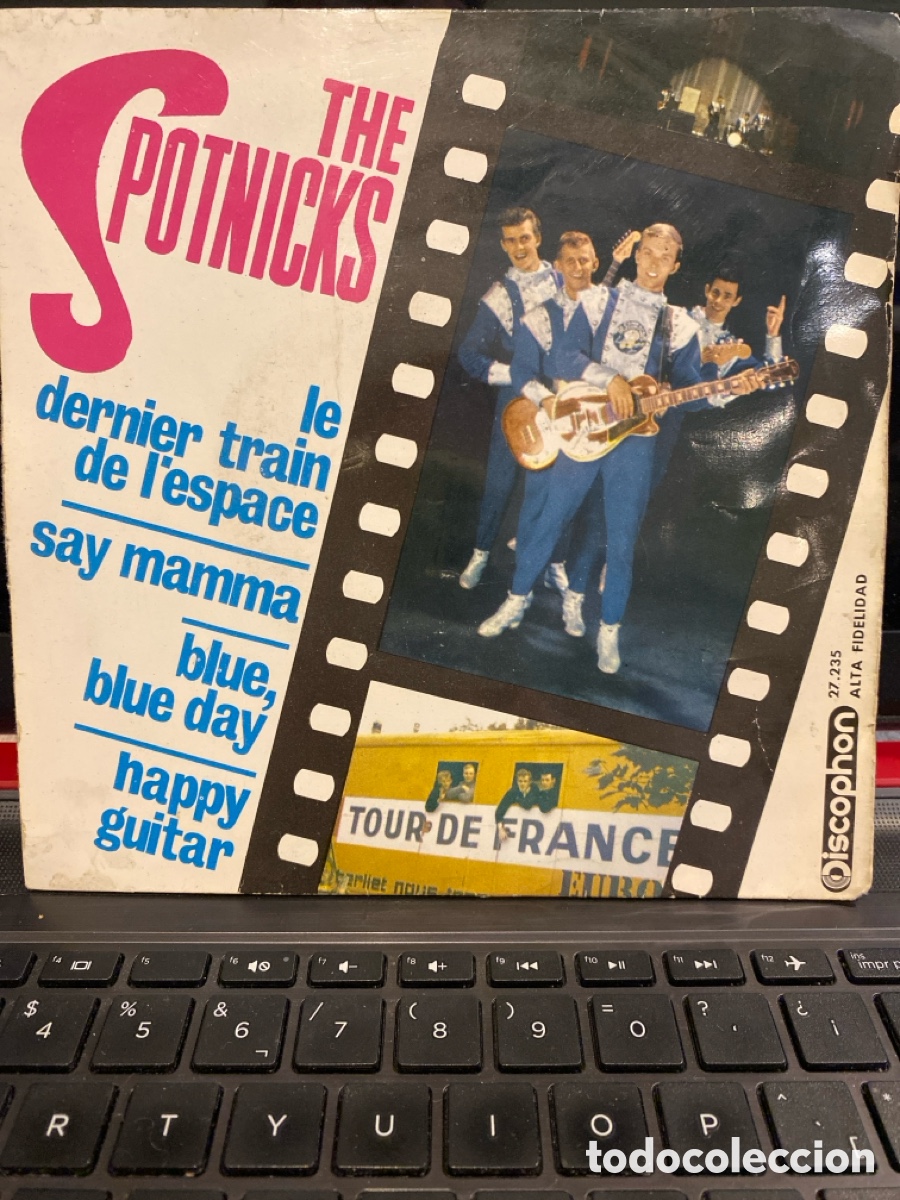 Discos de vinilo: THE SPOTNICKS - LE DERNIER TRAIN DE LESPACE + 3 EP SPAIN - Foto 1