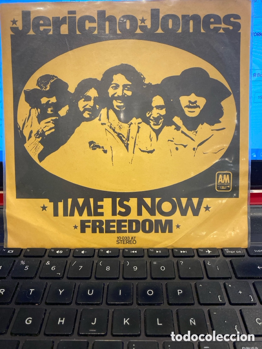 Discos de vinilo: JERICHO JONES - TIME IS NOW + FREEDOM SINGLE HOLANDA - Foto 1