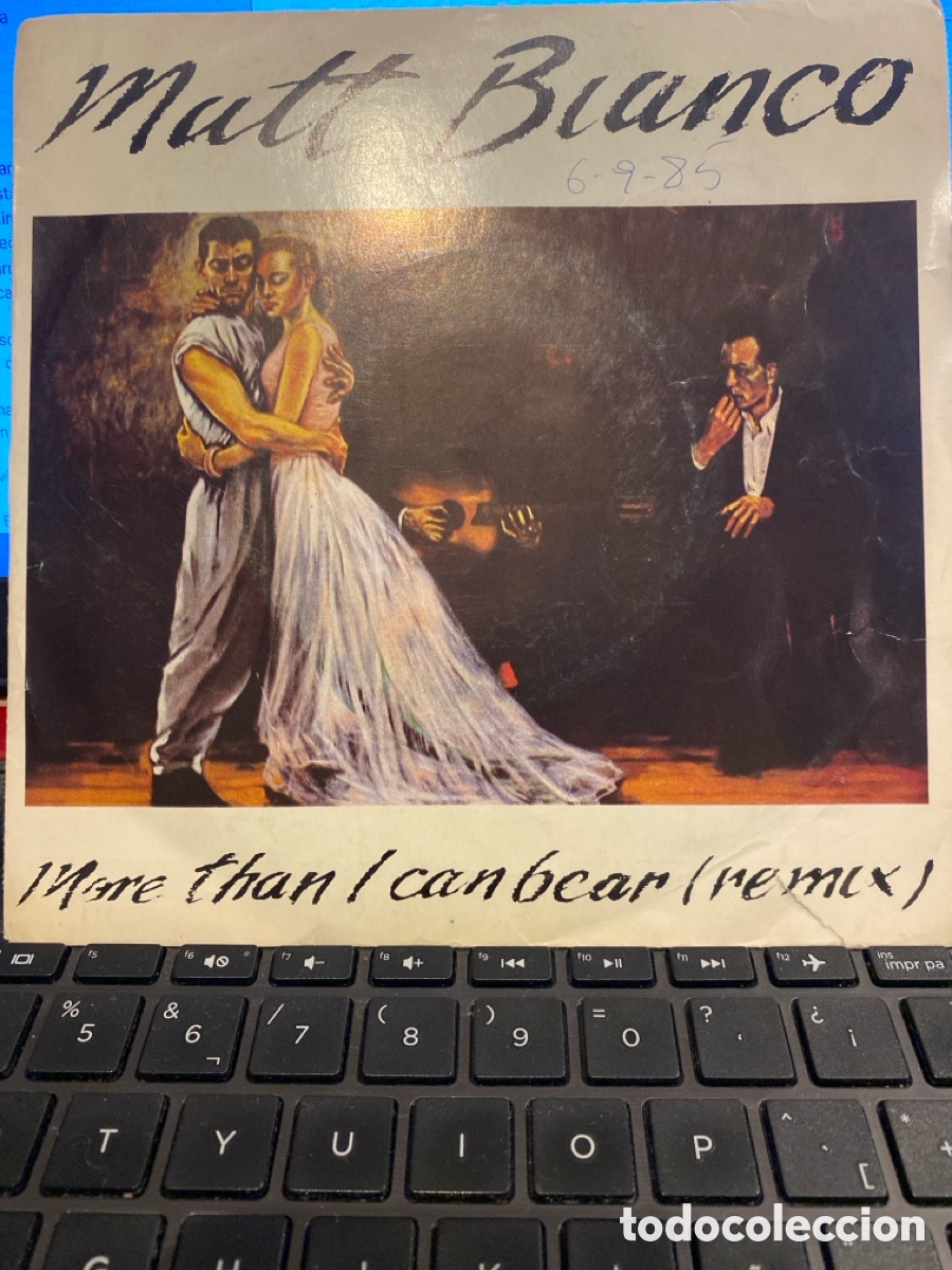 Discos de vinilo: MATT BIANCO - MORE THAN I CAN BEAR REMIX SINGLE - Foto 1