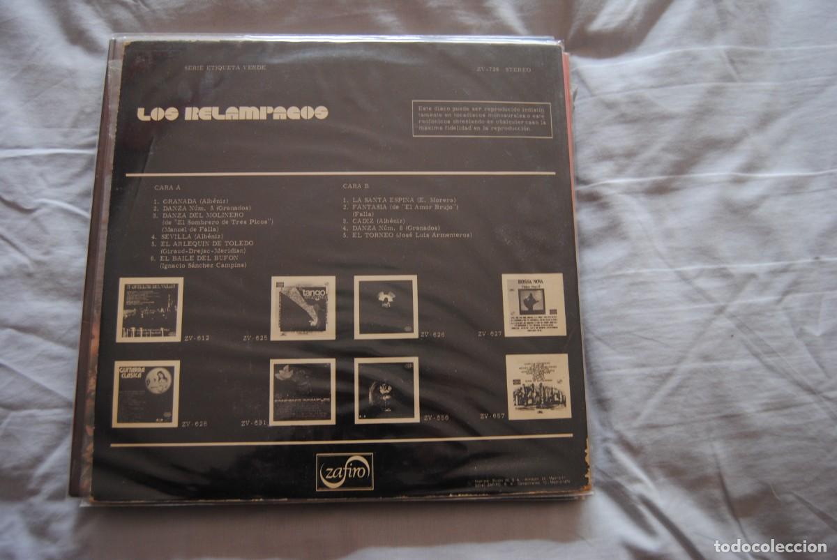 Discos de vinilo: Los relampagos. zafiro 1974. lp - Foto 2