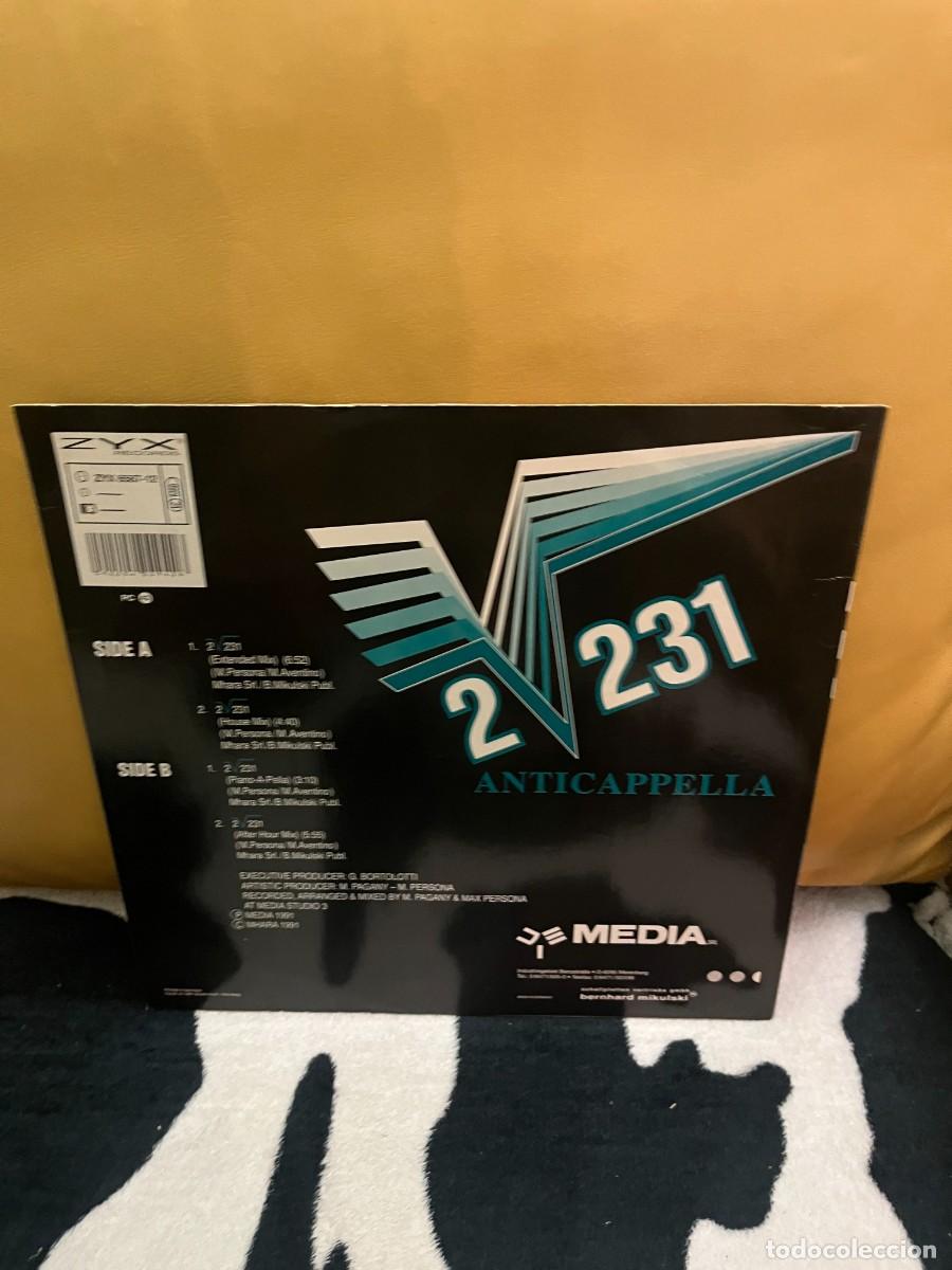 Discos de vinilo: Anticappella 2&radic;231 maxi - Foto 1