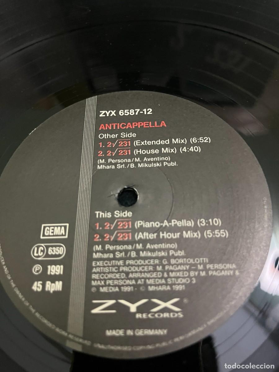 Discos de vinilo: Anticappella 2&radic;231 maxi - Foto 3