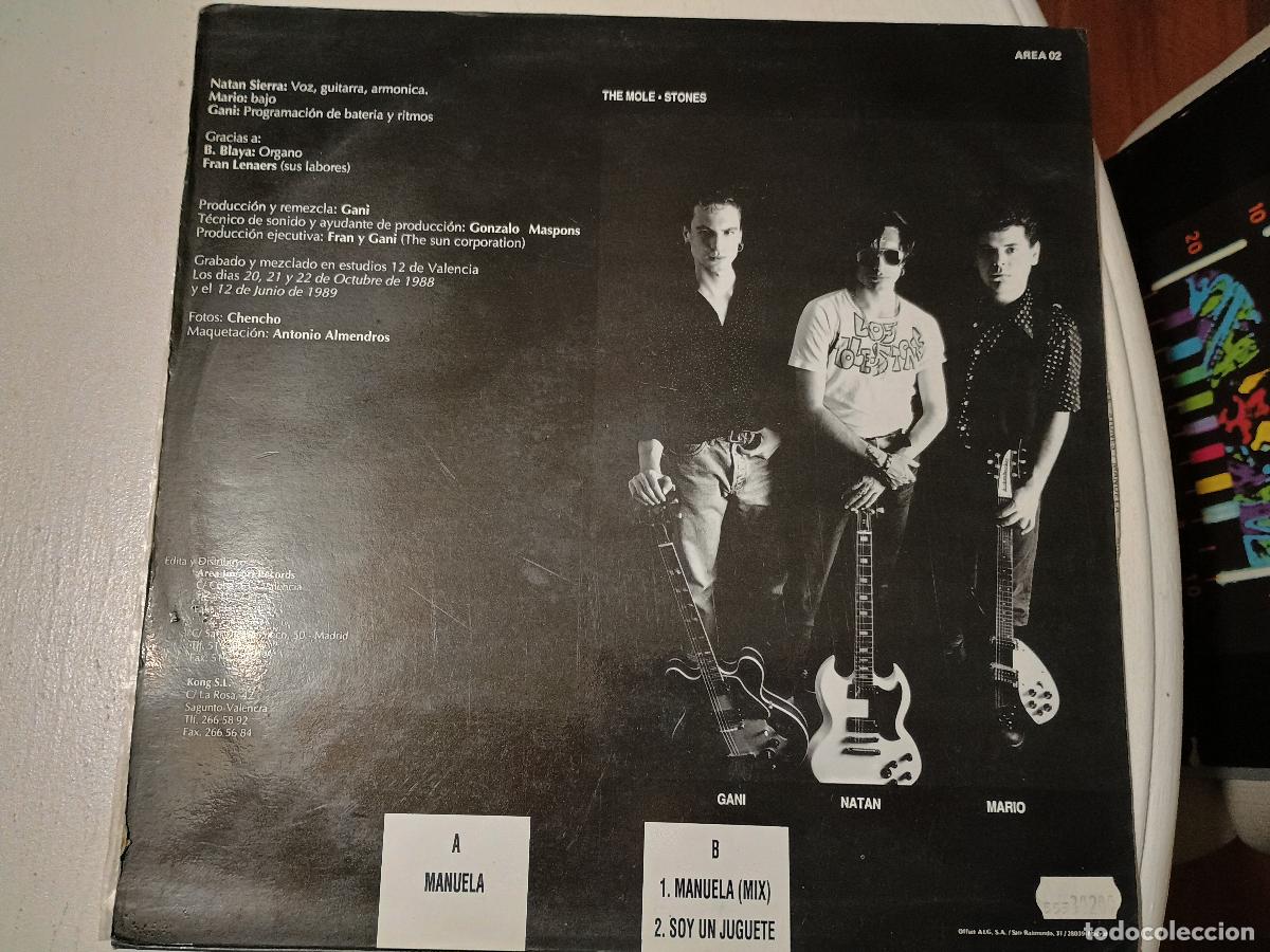 Discos de vinilo: The Mole&middot;Stones &ndash; Manuela Spain 1989 Pop Synth-pop - Foto 3
