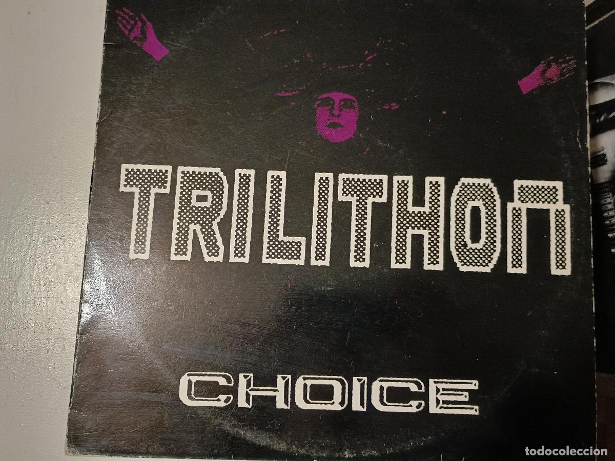 Discos de vinilo: Trilithon &ndash; Choice Spain 1991 Electronic Techno - Foto 2