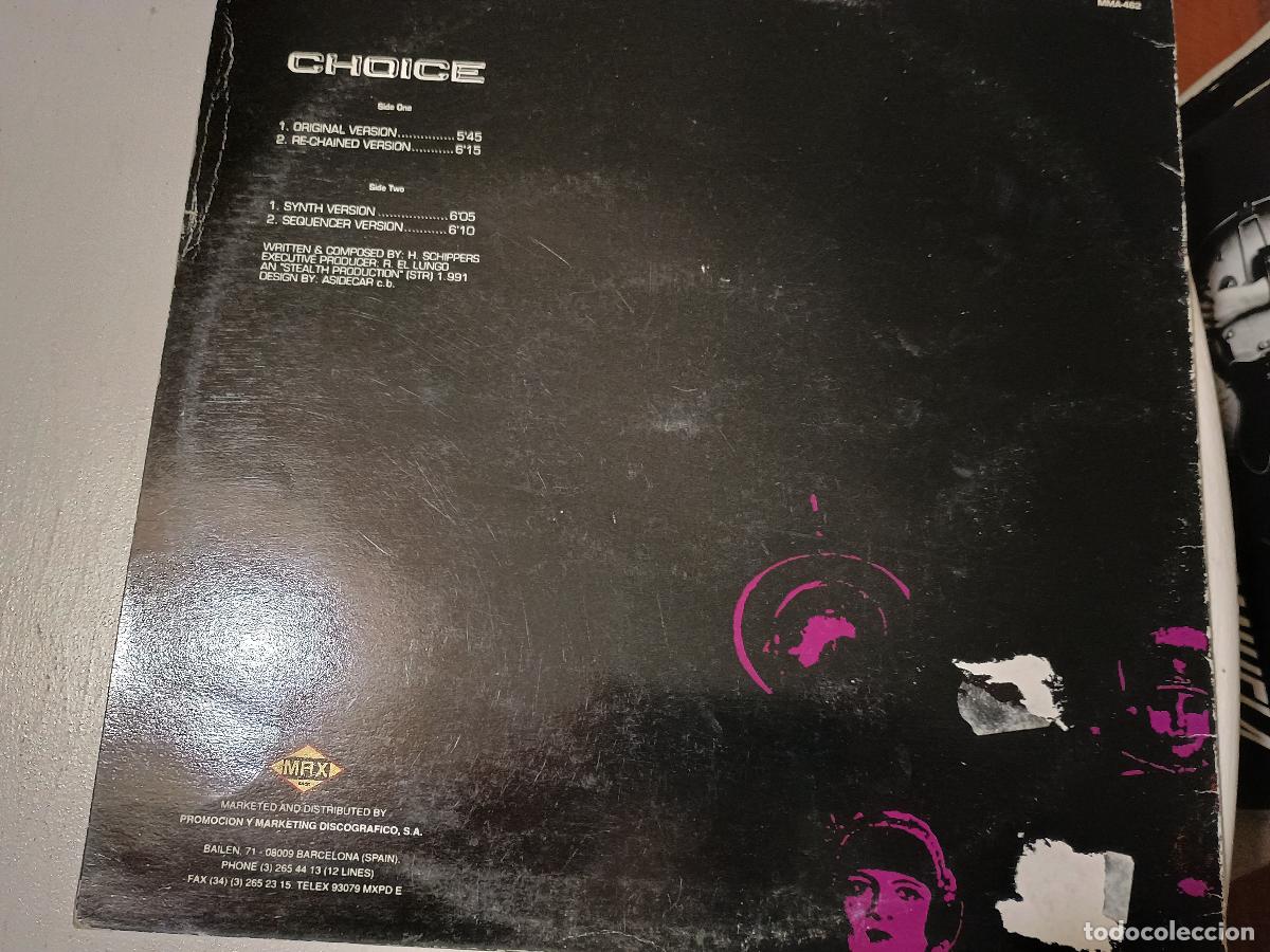 Discos de vinilo: Trilithon &ndash; Choice Spain 1991 Electronic Techno - Foto 5