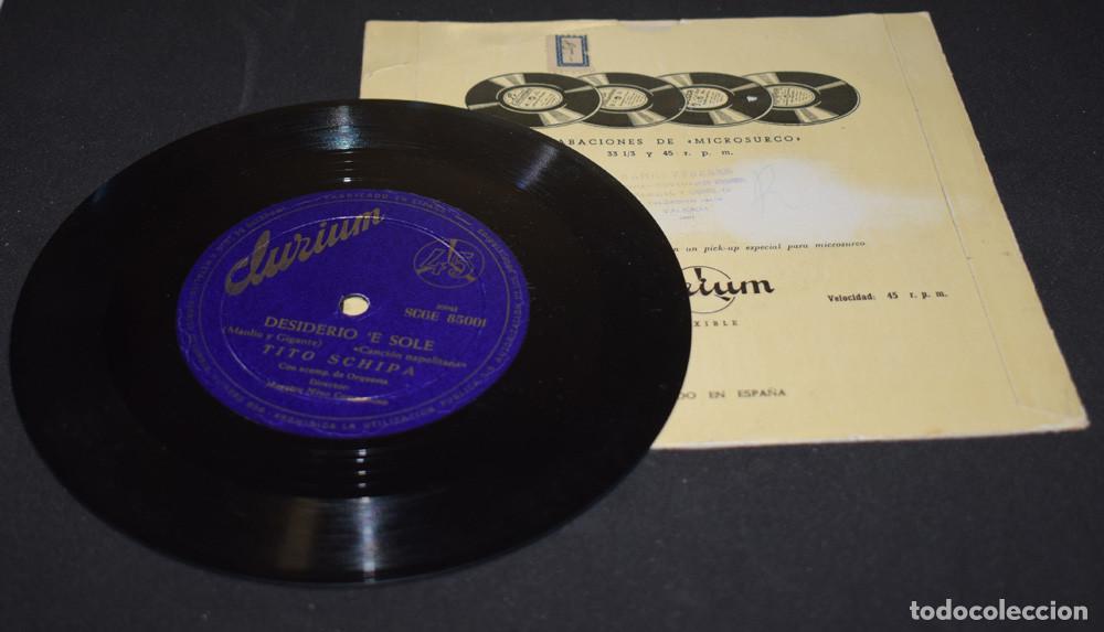 Discos de vinilo: TITO SCHIPA - DESIDERIO E SOLE - SINGLE DURIUM - Foto 4