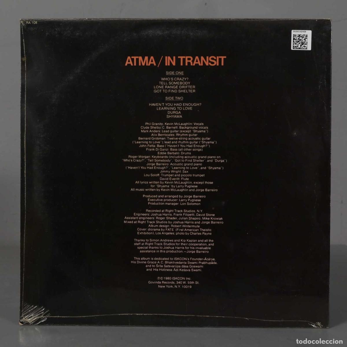 Discos de vinilo: LP. Atma &ndash; In Transit. PRECINTA - Foto 2