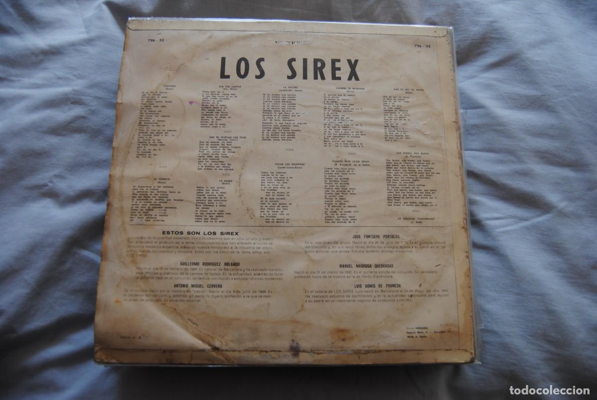 Discos de vinilo: los sirex. vergara lp 1965 - Foto 2