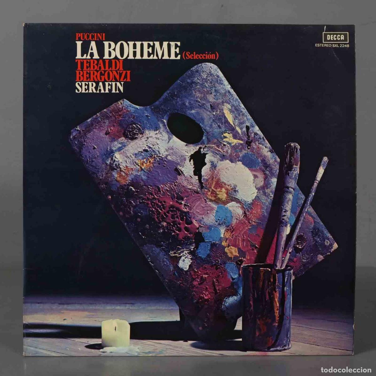 Discos de vinilo: LP. Serafin &ndash; La Boh&egrave;me PUCCINI - Foto 1
