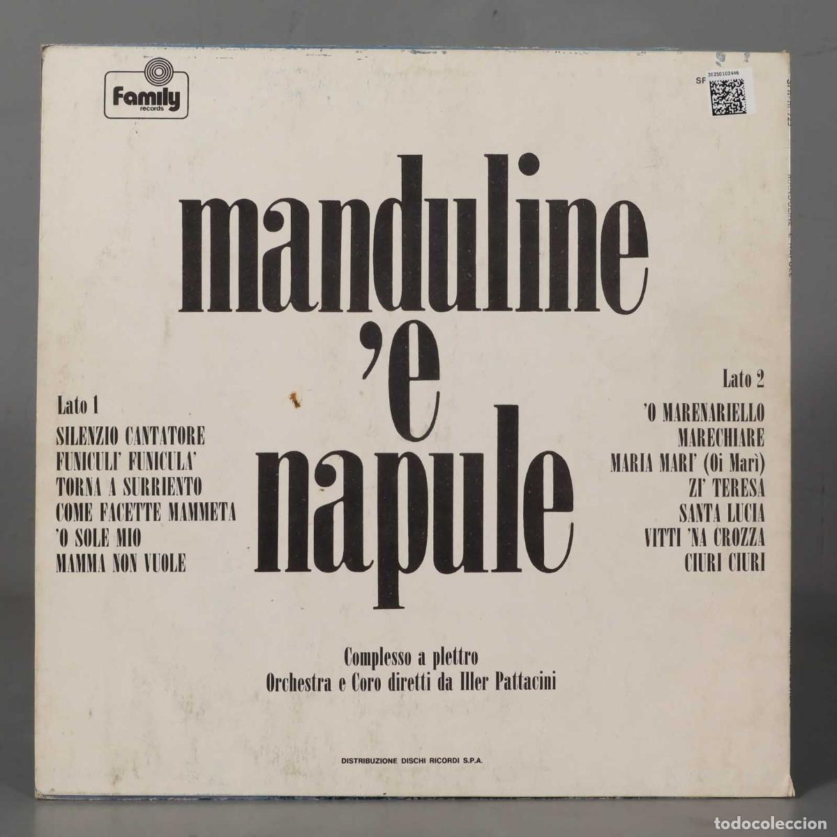Discos de vinilo: LP. Iller Pattacini &ndash; Manduline &acute;E Napule - Foto 2