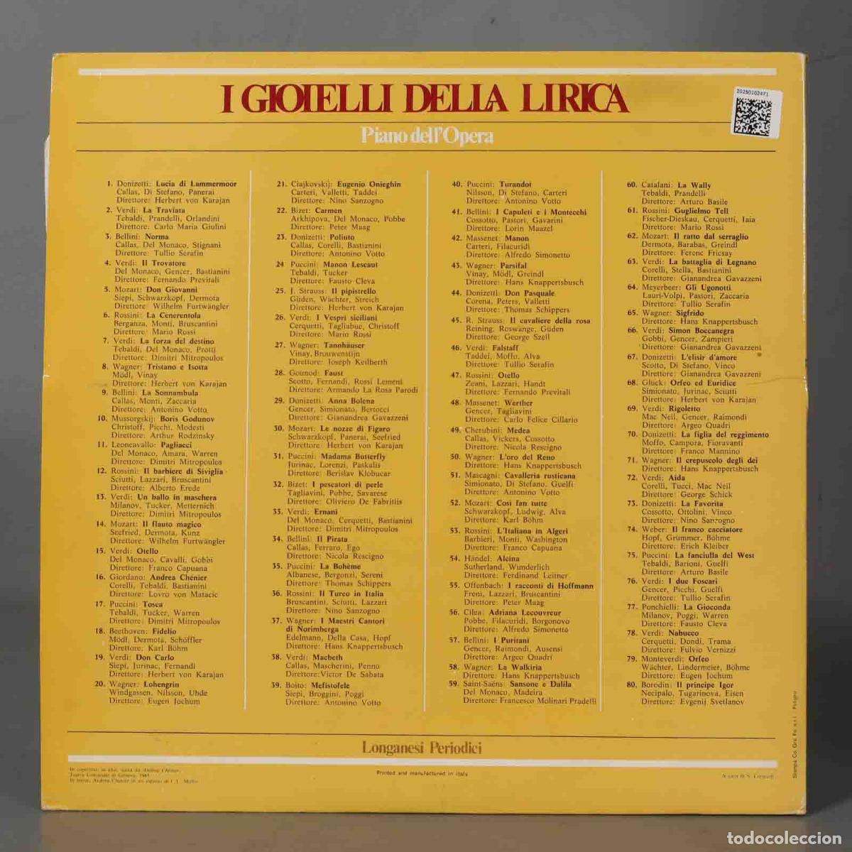 Discos de vinilo: LP. ANDREA CHENIER. GIORDIANO MATACIC - Foto 2