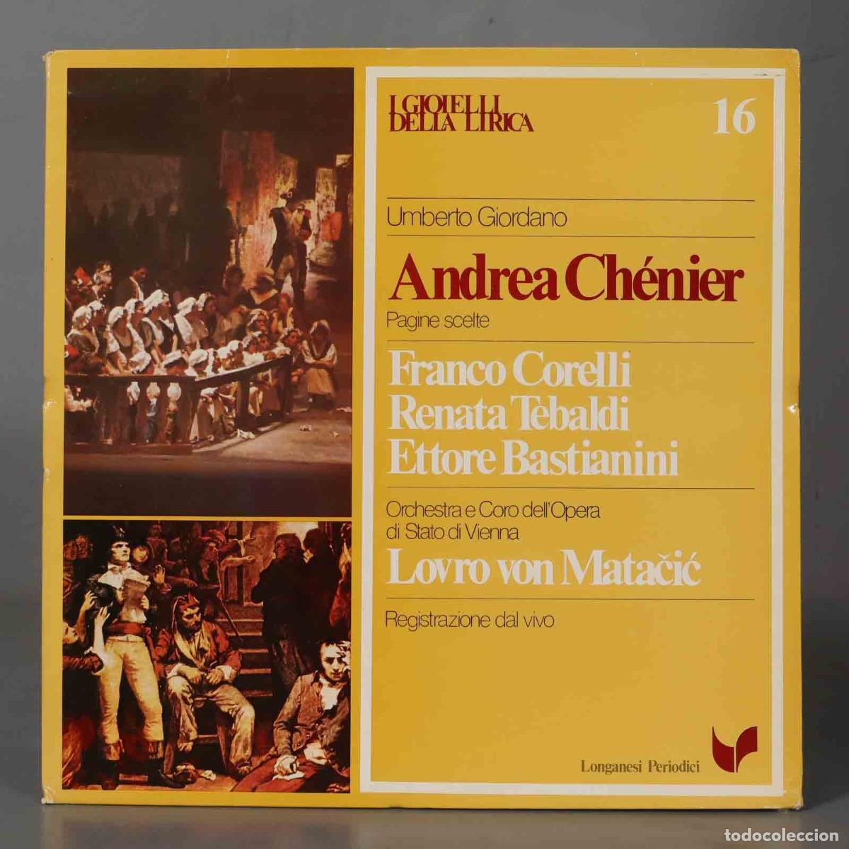 Discos de vinilo: LP. ANDREA CHENIER. GIORDIANO MATACIC - Foto 1