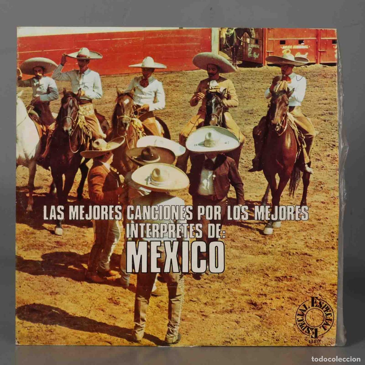 Vinyl records: LP. Las Mejores Canciones Por Los Mejores Interpretes De: Mexico