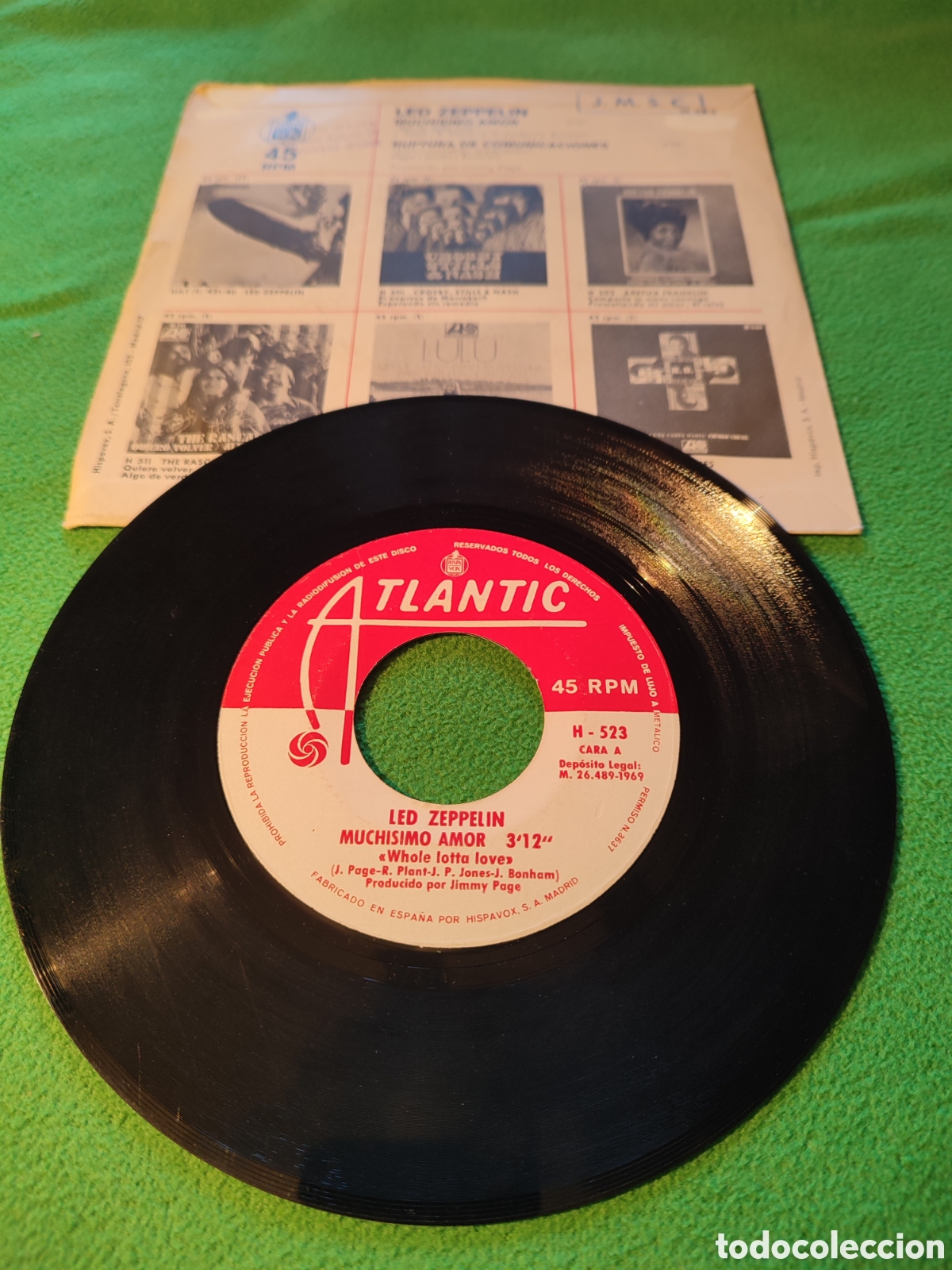 Discos de vinilo: Led Zeppelin - Much&iacute;simo amor - Foto 2