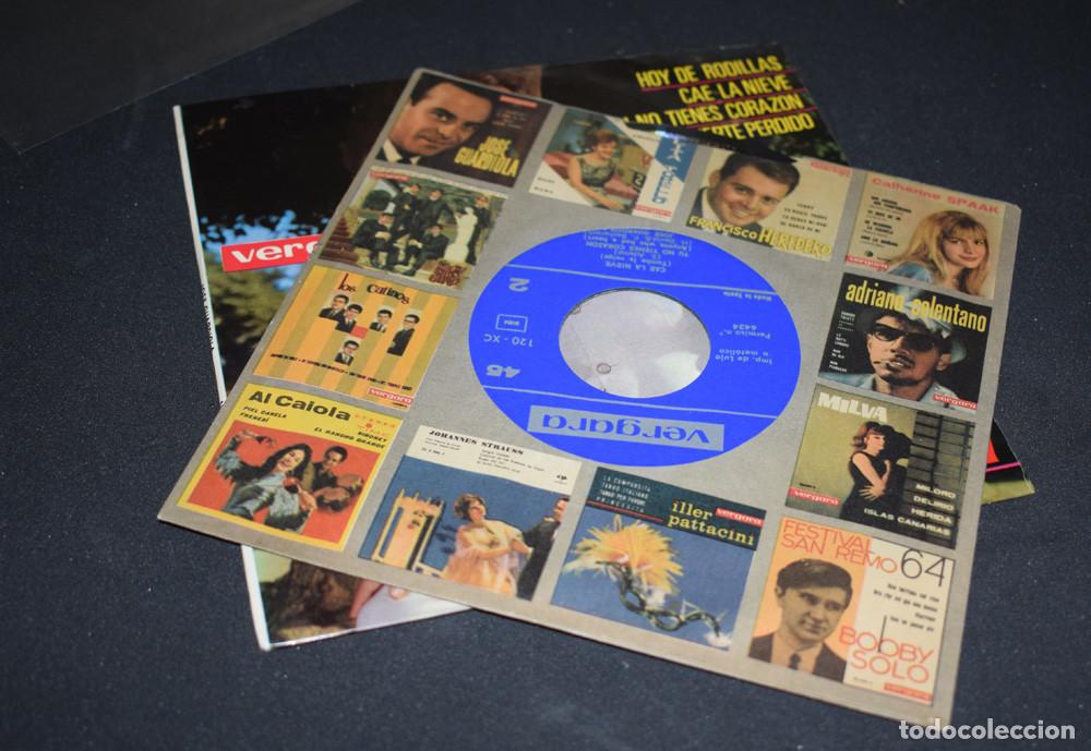 Discos de vinilo: JOSE GUARDIOLA - HOY DE RODILLAS - EP DE 1964 - Foto 4