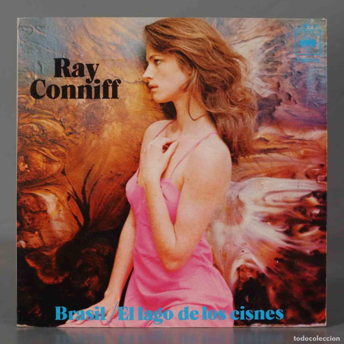 Discos de vinilo: SINGLE. Ray Conniff &ndash; Brasil / El Lago De Los Cisnes - Foto 1