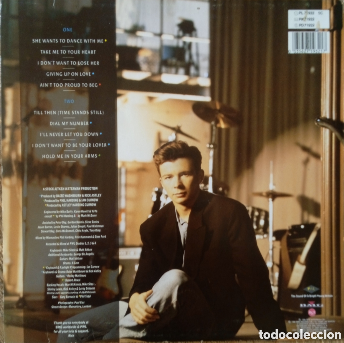 Discos de vinilo: Disco de vinilo Rick Astley - Foto 2