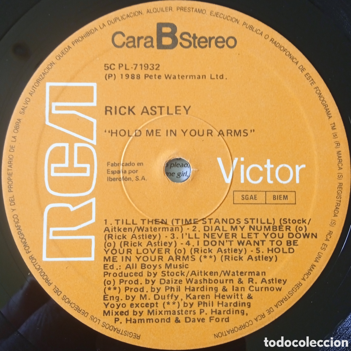 Discos de vinilo: Disco de vinilo Rick Astley - Foto 6
