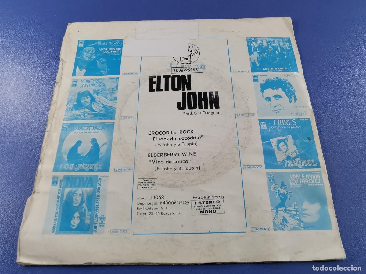 Discos de vinilo: ELTON JOHN COCODRILE ROCK A&Ntilde;O 1972 - Foto 5