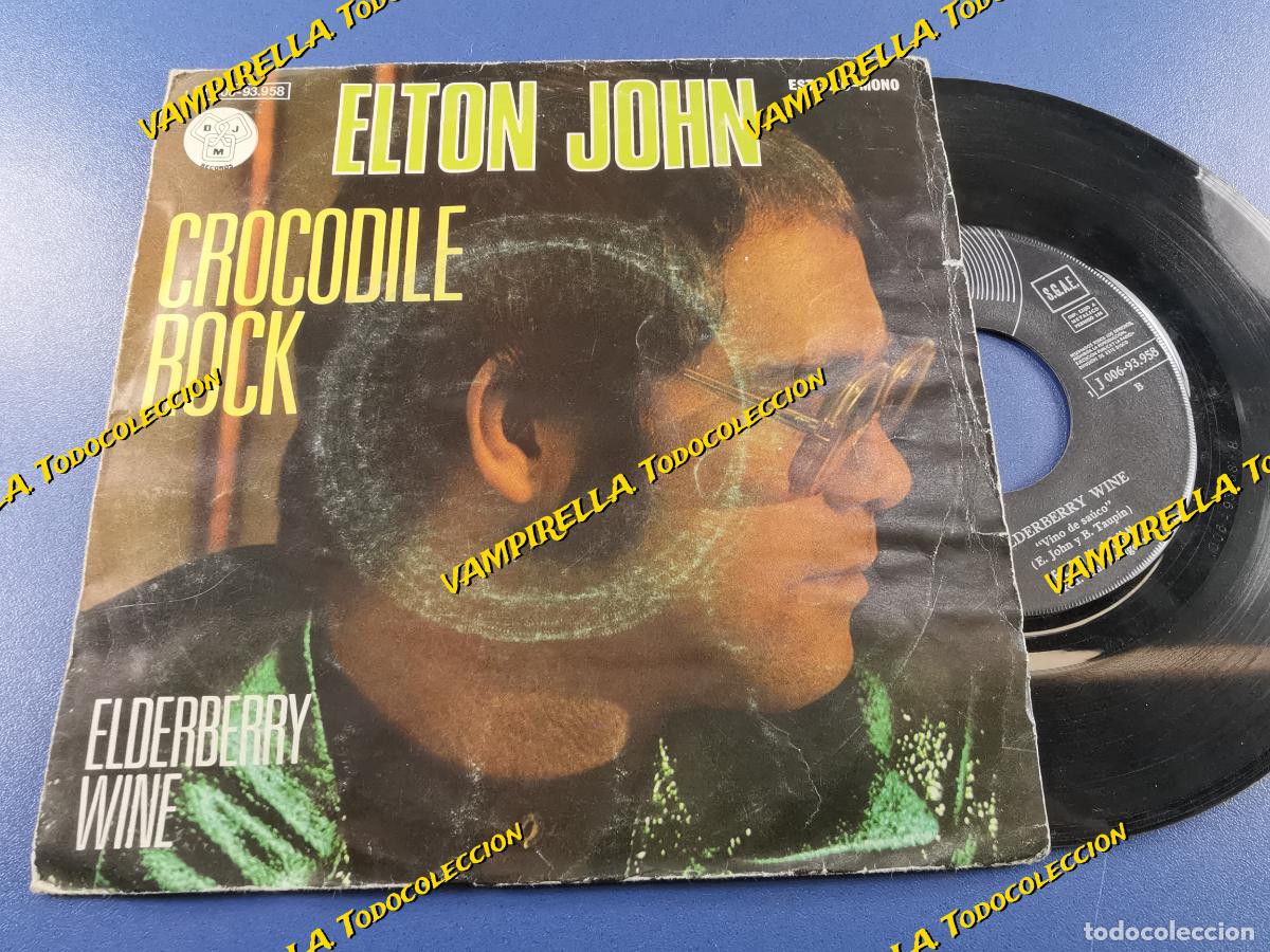 Discos de vinilo: ELTON JOHN COCODRILE ROCK A&Ntilde;O 1972 - Foto 1