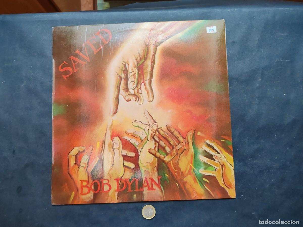 Discos de vinilo: Vinilo &rdquo;Saved&rdquo; - Bob Dylan, Edici&oacute;n Original con Insertos - Foto 1