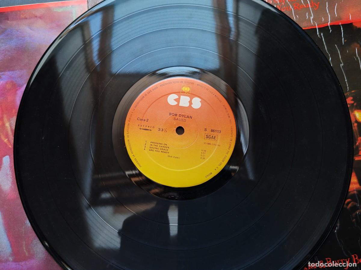Discos de vinilo: Vinilo &rdquo;Saved&rdquo; - Bob Dylan, Edici&oacute;n Original con Insertos - Foto 4