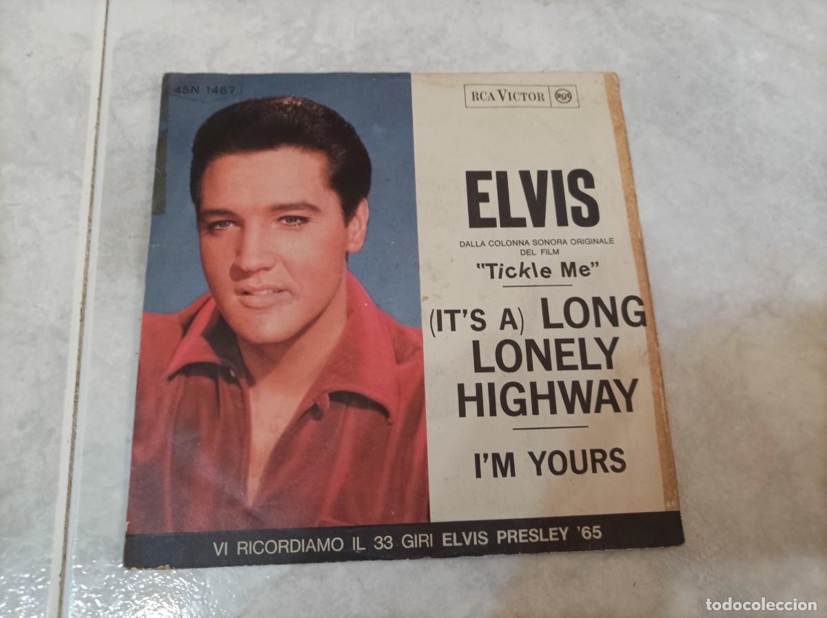 Discos de vinilo: Elvis Presley single original Italia - Foto 1