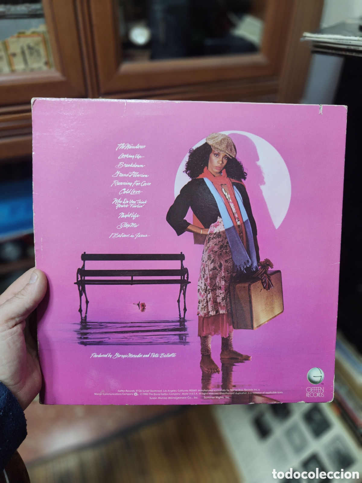 Discos de vinilo: DISCO VINILO DONNA SUMMER- THE WONDERER - Foto 2