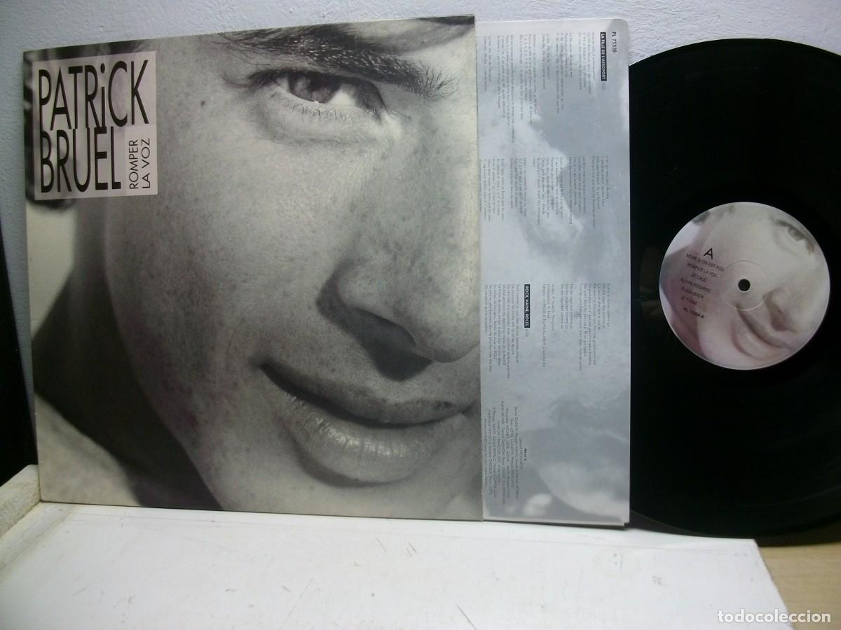 Discos de vinilo: Patrick Bruel -ROMPER LA VOZ (1989) LP - Foto 1