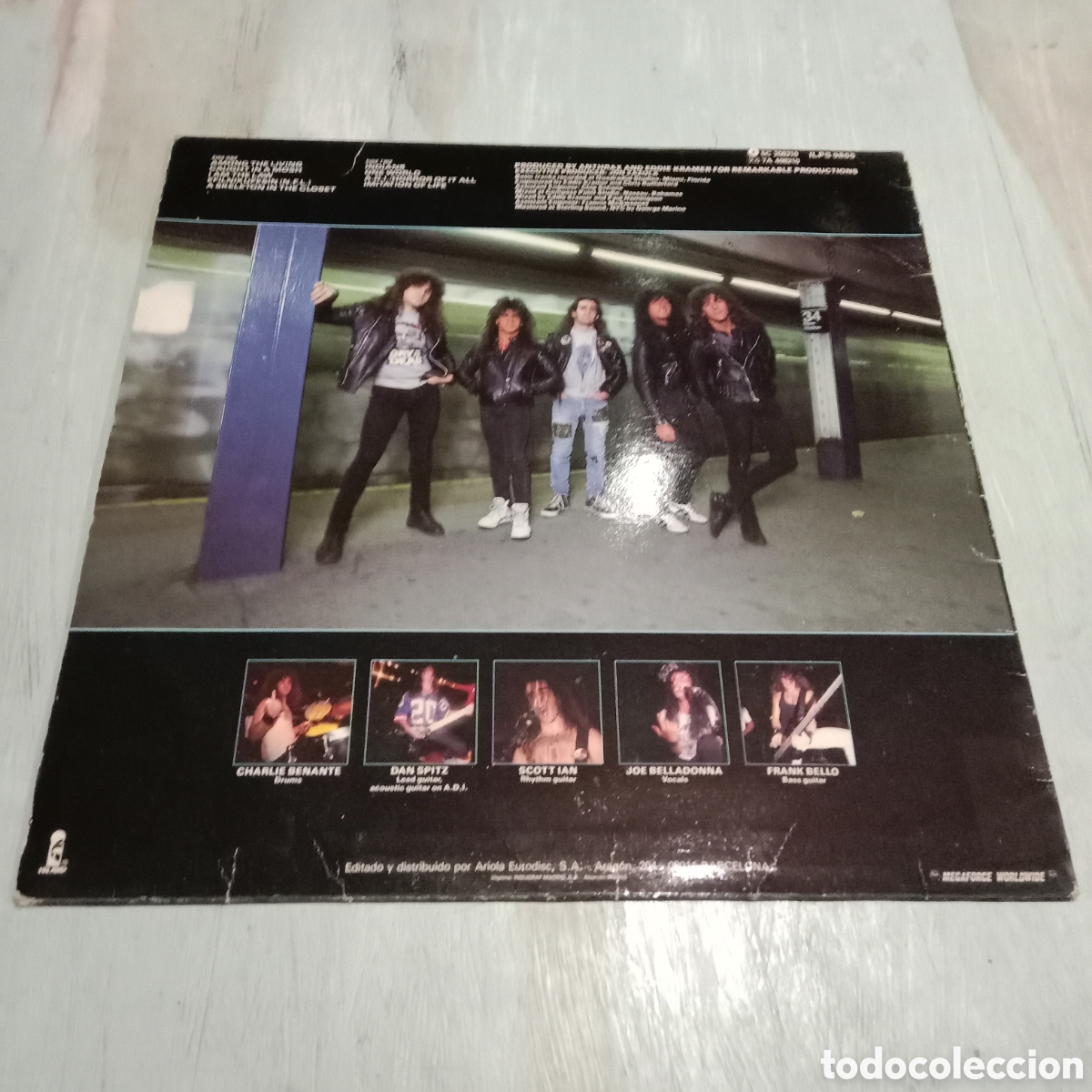 Discos de vinilo: ANTHRAX - AMONG THE LIVING - LP - Foto 2