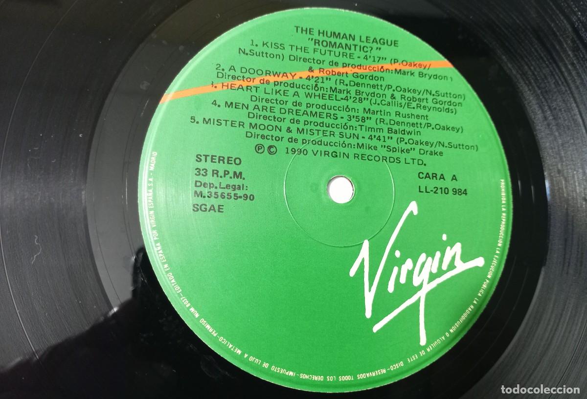 Discos de vinilo: The human league &ndash; Romantic? - Foto 4