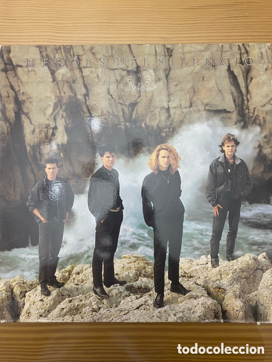 Discos de vinilo: Disco de vinilo de Heroes del silencio &ldquo;El mar no cesa&rdquo; - Foto 1